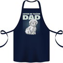 Coton de Tulear Dad Dog Cotton Apron 100% Organic Navy Blue