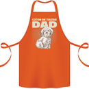 Coton de Tulear Dad Dog Cotton Apron 100% Organic Orange