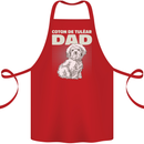 Coton de Tulear Dad Dog Cotton Apron 100% Organic Red