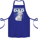 Coton de Tulear Dad Dog Cotton Apron 100% Organic Royal Blue