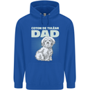 Coton de Tulear Dad Dog Mens 80% Cotton Hoodie Royal Blue