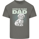 Coton de Tulear Dad Dog Mens Cotton T-Shirt Tee Top Charcoal