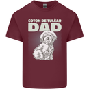 Coton de Tulear Dad Dog Mens Cotton T-Shirt Tee Top Maroon