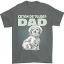Coton de Tulear Dad Dog Mens T-Shirt 100% Cotton Charcoal