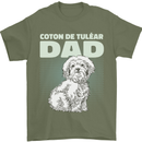 Coton de Tulear Dad Dog Mens T-Shirt 100% Cotton Military Green
