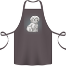 Coton de Tulear Dog Cotton Apron 100% Organic Dark Grey