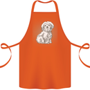 Coton de Tulear Dog Cotton Apron 100% Organic Orange