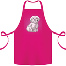 Coton de Tulear Dog Cotton Apron 100% Organic Pink
