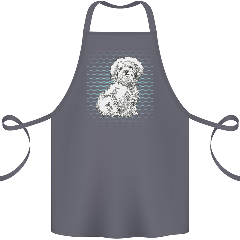 Coton de Tulear Dog Cotton Apron 100% Organic Steel