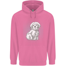 Coton de Tulear Dog Mens 80% Cotton Hoodie Azelea