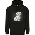 Coton de Tulear Dog Mens 80% Cotton Hoodie Black