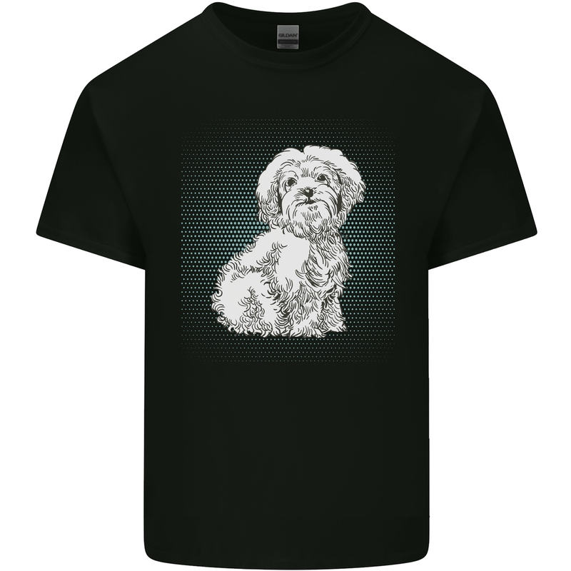 Coton de Tulear Dog Mens Cotton T-Shirt Tee Top Black