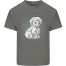 Coton de Tulear Dog Mens Cotton T-Shirt Tee Top Charcoal