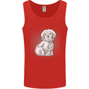 Coton de Tulear Dog Mens Vest Tank Top Red