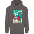 Cow BBQ Funny Grilling Food Mens 80% Cotton Hoodie Charcoal