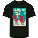 Cow BBQ Funny Grilling Food Mens Cotton T-Shirt Tee Top Black