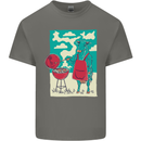 Cow BBQ Funny Grilling Food Mens Cotton T-Shirt Tee Top Charcoal