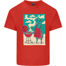 Cow BBQ Funny Grilling Food Mens Cotton T-Shirt Tee Top Red