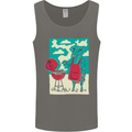 Cow BBQ Funny Grilling Food Mens Vest Tank Top Charcoal