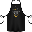 Cowboy Dog Cotton Apron 100% Organic Black