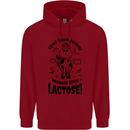 Cows Have Hooves Because They Lack Toes Childrens Kids Hoodie Red