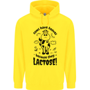 Cows Have Hooves Because They Lack Toes Childrens Kids Hoodie Yellow