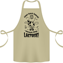 Cows Have Hooves Because They Lack Toes Cotton Apron 100% Organic Khaki