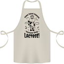 Cows Have Hooves Because They Lack Toes Cotton Apron 100% Organic Natural
