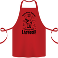 Cows Have Hooves Because They Lack Toes Cotton Apron 100% Organic Red