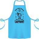 Cows Have Hooves Because They Lack Toes Cotton Apron 100% Organic Turquoise