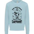 Cows Have Hooves Because They Lack Toes Kids Sweatshirt Jumper Light Blue