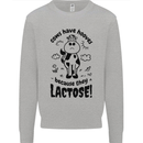 Cows Have Hooves Because They Lack Toes Kids Sweatshirt Jumper Sports Grey