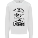 Cows Have Hooves Because They Lack Toes Kids Sweatshirt Jumper White