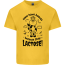 Cows Have Hooves Because They Lack Toes Kids T-Shirt Childrens Yellow