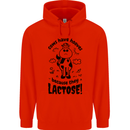 Cows Have Hooves Because They Lack Toes Mens 80% Cotton Hoodie Bright Red