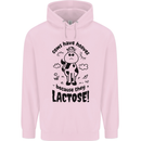 Cows Have Hooves Because They Lack Toes Mens 80% Cotton Hoodie Light Pink