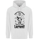 Cows Have Hooves Because They Lack Toes Mens 80% Cotton Hoodie White