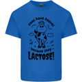 Cows Have Hooves Because They Lack Toes Mens Cotton T-Shirt Tee Top Royal Blue