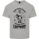 Cows Have Hooves Because They Lack Toes Mens Cotton T-Shirt Tee Top Sports Grey
