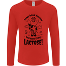 Cows Have Hooves Because They Lack Toes Mens Long Sleeve T-Shirt Red