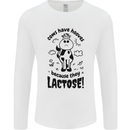Cows Have Hooves Because They Lack Toes Mens Long Sleeve T-Shirt White