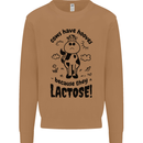 Cows Have Hooves Because They Lack Toes Mens Sweatshirt Jumper Caramel Latte