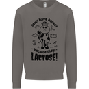 Cows Have Hooves Because They Lack Toes Mens Sweatshirt Jumper Charcoal