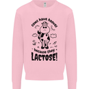 Cows Have Hooves Because They Lack Toes Mens Sweatshirt Jumper Light Pink