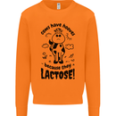 Cows Have Hooves Because They Lack Toes Mens Sweatshirt Jumper Orange