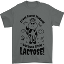 Cows Have Hooves Because They Lack Toes Mens T-Shirt 100% Cotton Charcoal