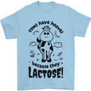 Cows Have Hooves Because They Lack Toes Mens T-Shirt 100% Cotton Light Blue