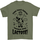 Cows Have Hooves Because They Lack Toes Mens T-Shirt 100% Cotton Military Green