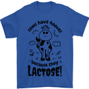 Cows Have Hooves Because They Lack Toes Mens T-Shirt 100% Cotton Royal Blue
