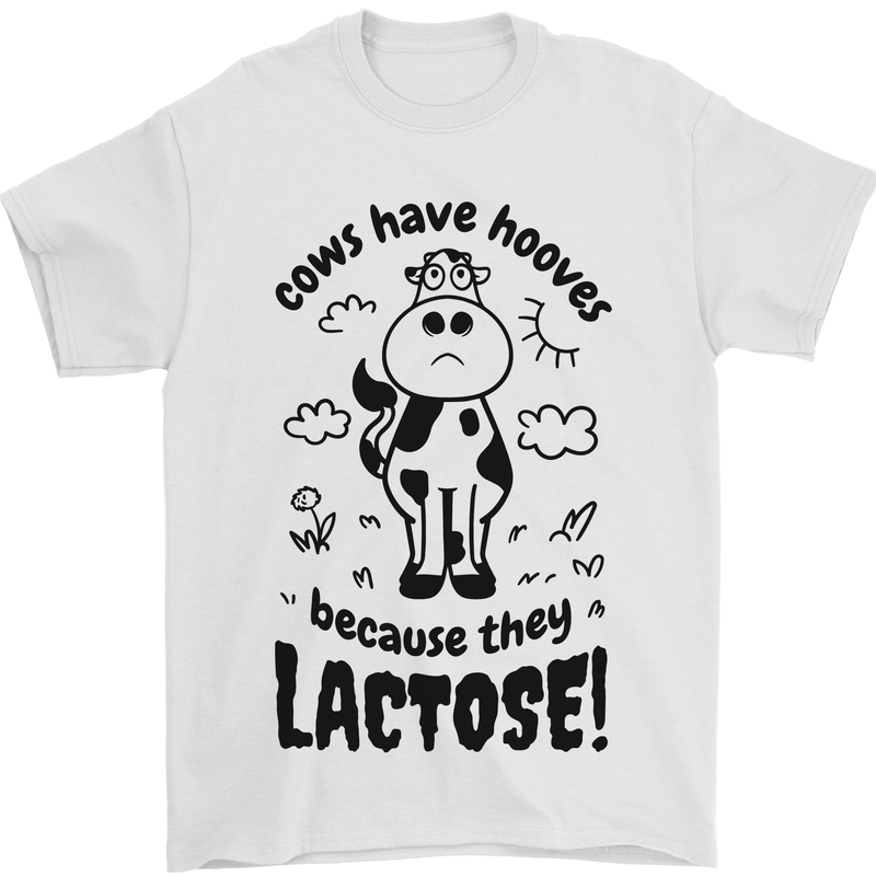 Cows Have Hooves Because They Lack Toes Mens T-Shirt 100% Cotton White